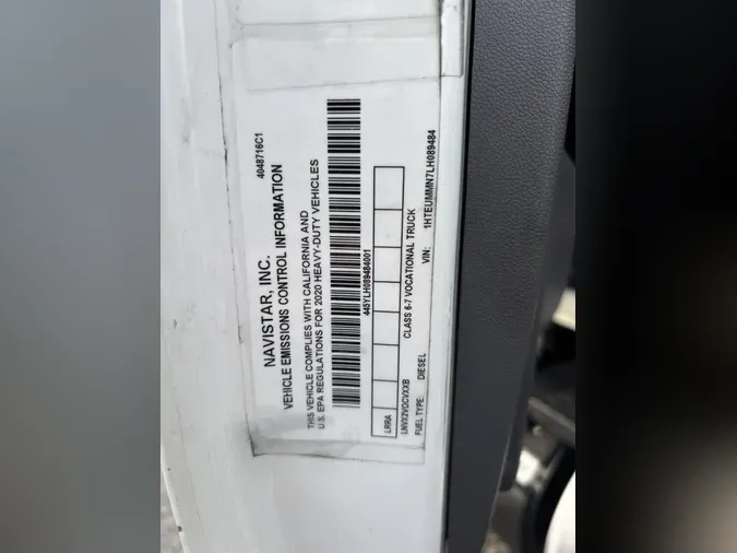 2020 International MV607