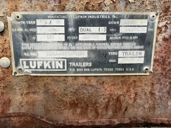 1986 LUFKIN 