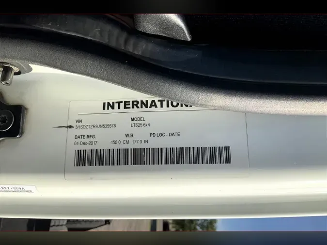 2018 INT LT625 6x4