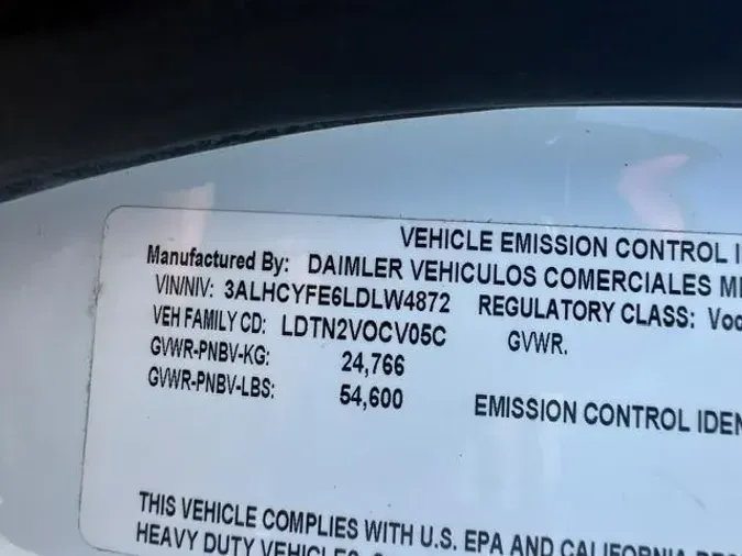 2020 Freightliner Business Class M2 10674a21d1b8f9649e8fed70d8d3c1bb5a2