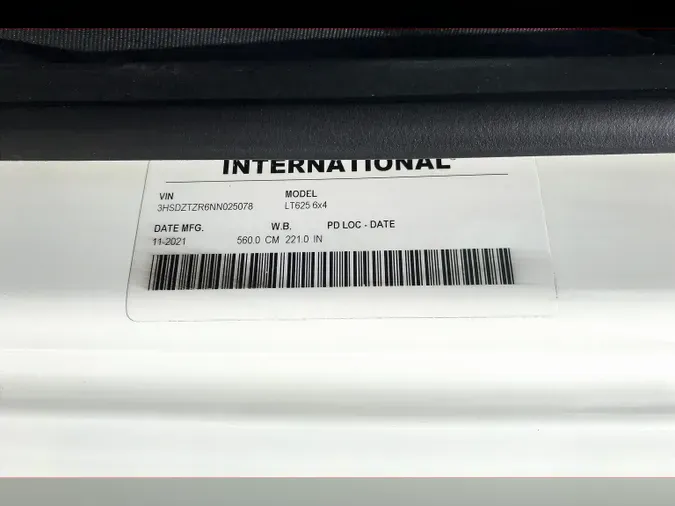 2022 INT LT625 6x4