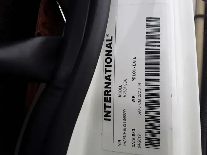 2020 NAVISTAR INTERNATIONAL MV607 (4X2)78181cee0ba453b8c0fb5f8cb7e178ff