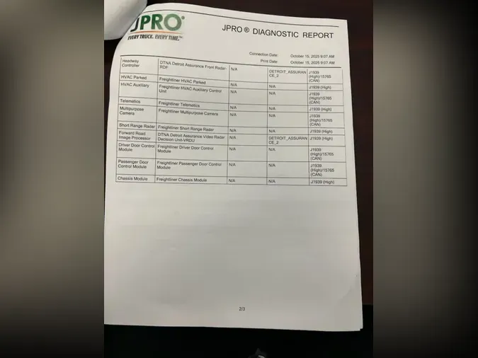 2020 FREIGHTLINER/MERCEDES NEW CASCADIA 116