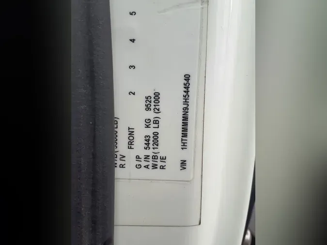 2018 NAVISTAR INTERNATIONAL 430078b3e638cb0962f00c54de23d72b4104