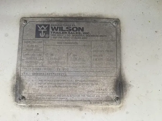 2000 WILSON 