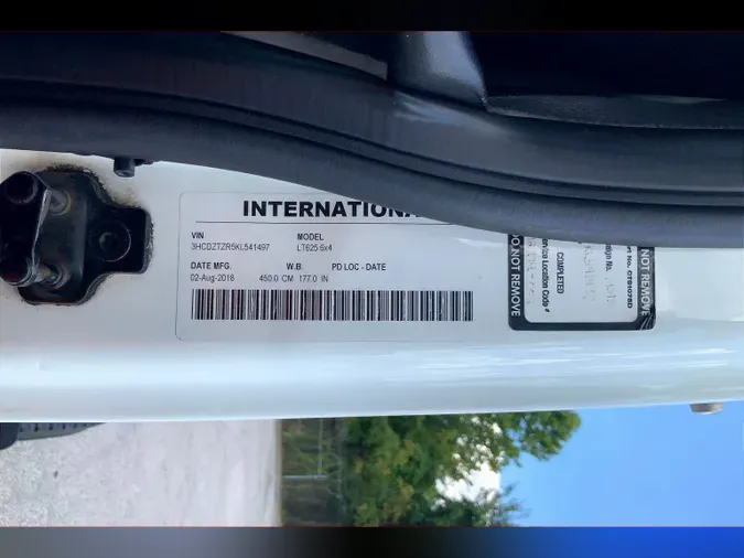 2019 INT LT625 6x4