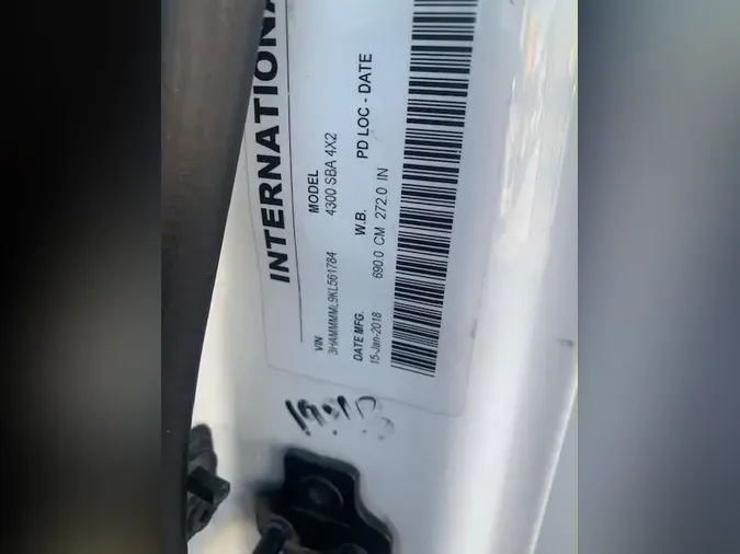 2019 International 4300