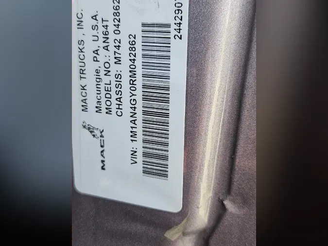 2024 MACK Anthem79ff040b16fd7dbcfb034a65b51d9f29