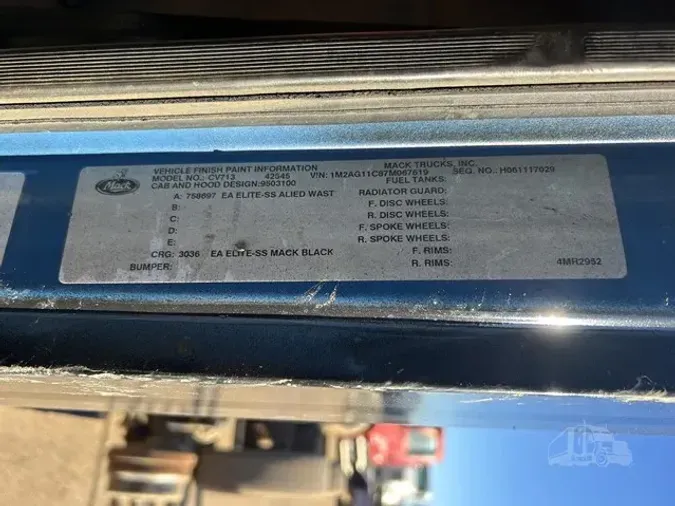 2007 MACK GRANITE CV713