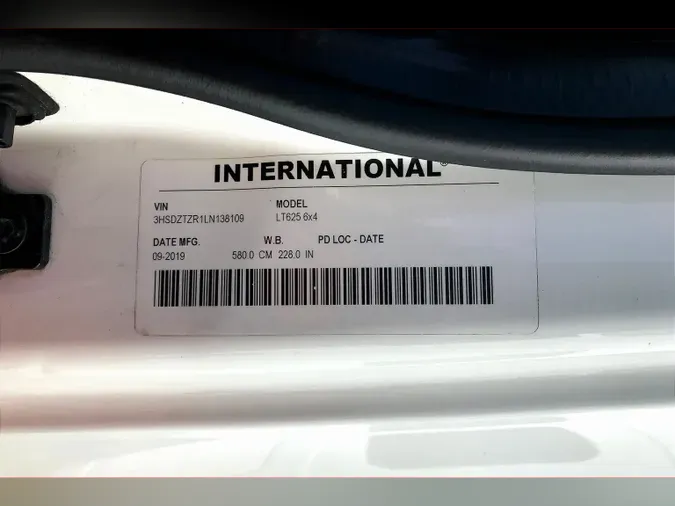 2020 INT LT625 6x4