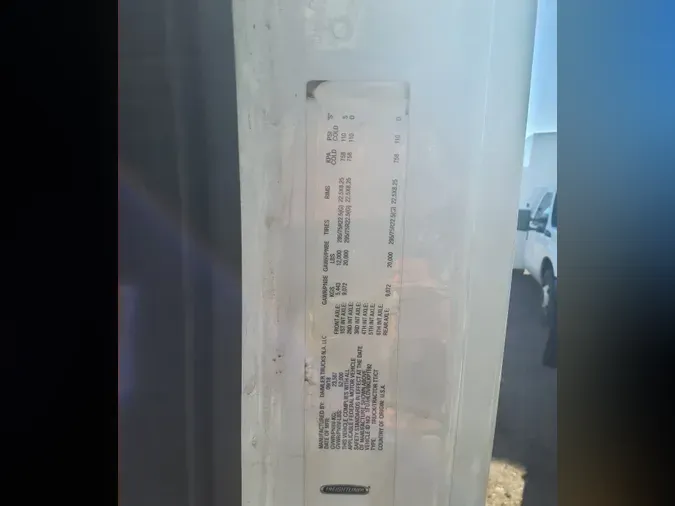 2019 FREIGHTLINER/MERCEDES CASCADIA 126 5TH GEN