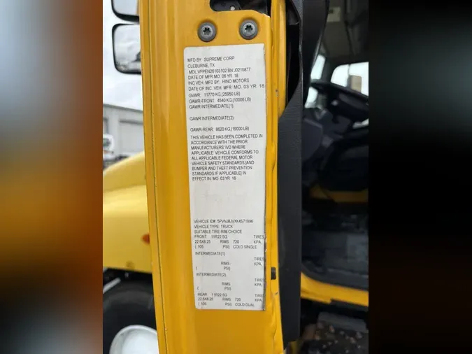 2019 Hino 268