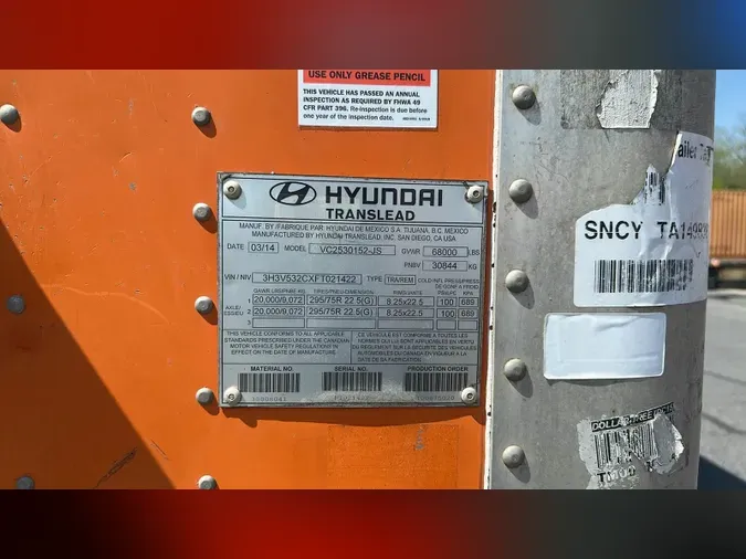 2015 Hyundai VC2530152-JS
