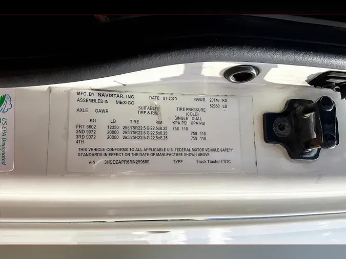2021 INT LT625 6x4