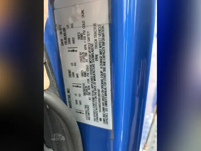 2013 INTERNATIONAL TRANSTAR 8600