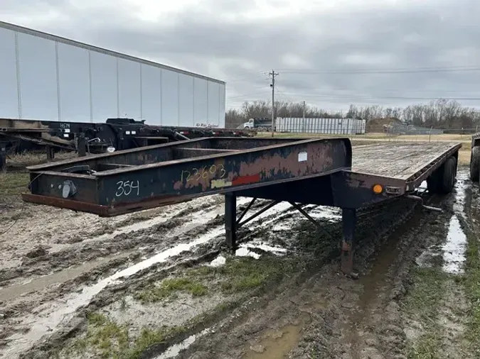 2000 SHOP BUILT 45 FT FLAT BED