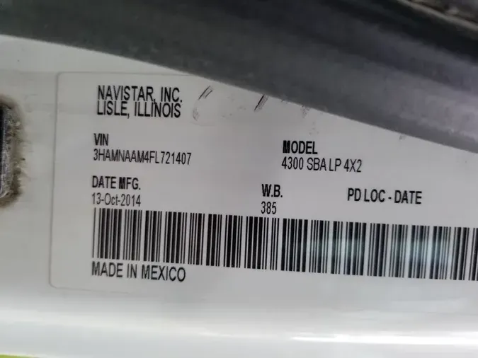 2015 International Durastar&reg; 4300 Low Profile 4x2