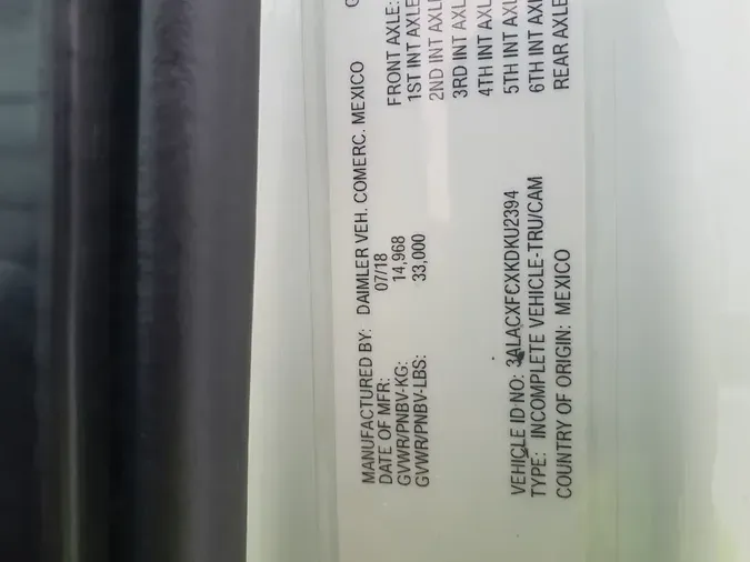 2019 FREIGHTLINER/MERCEDES M2 1067d515b0be24d4b2a65ba848b7d9ea0c1