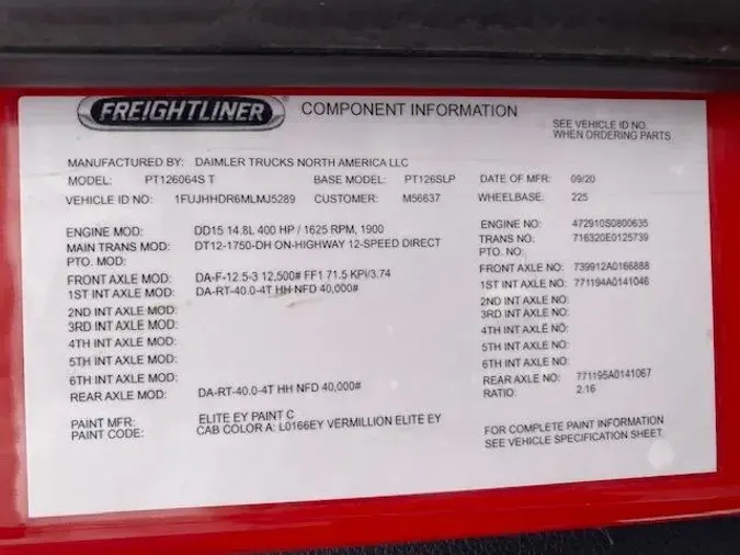 2021 Freightliner Cascadia