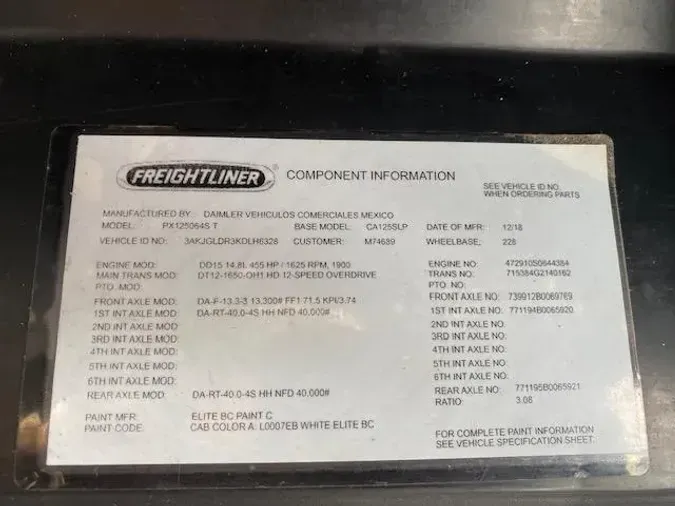 2019 Freightliner Cascadia