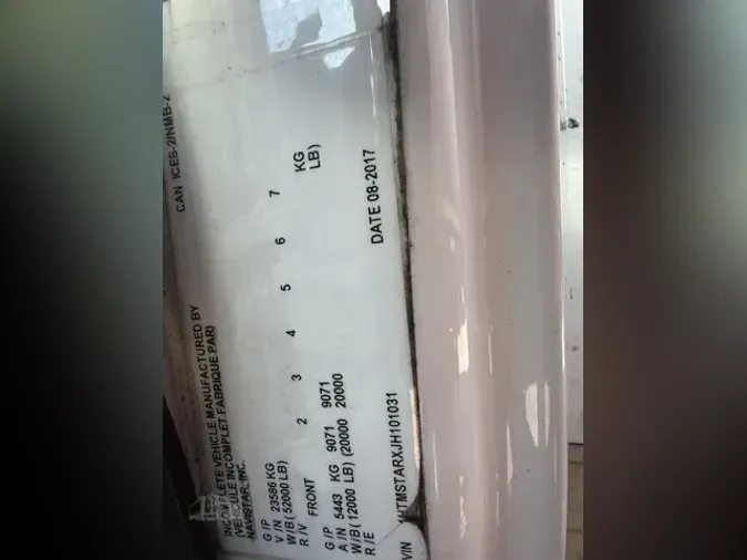 2018 INTERNATIONAL DURASTAR 4400