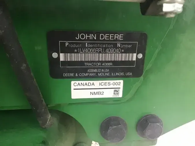 2020 John Deere 4066R