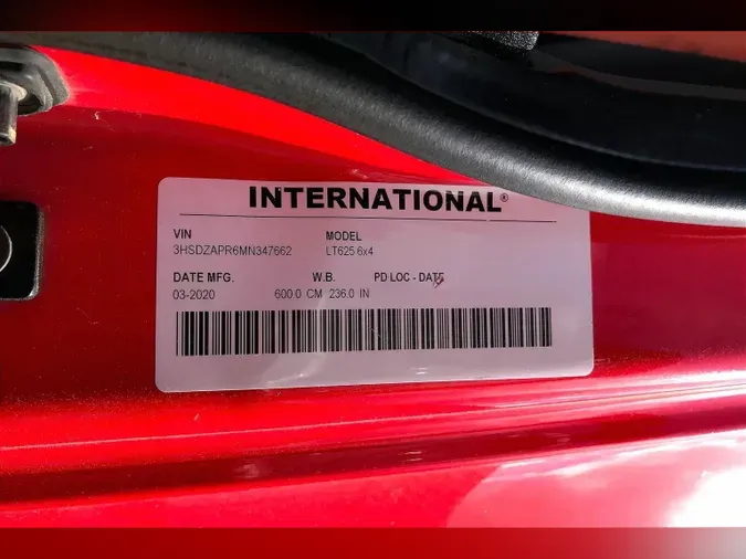 2021 INT LT625 6x4