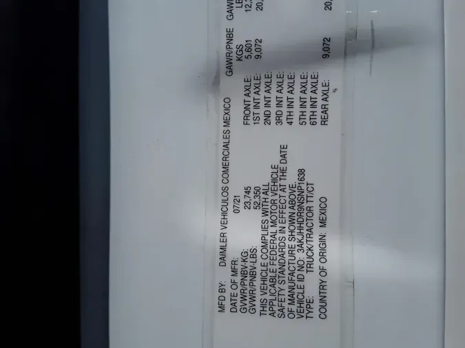 2022 FREIGHTLINER/MERCEDES NEW CASCADIA PX12664