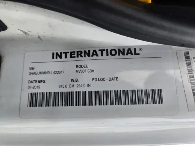 2020 International MV607