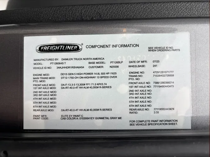2024 Freightliner Cascadia 126