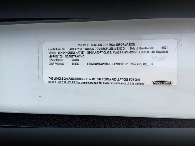 2022 Freightliner Cascadia 12683bc18e07709901240c010375b686fce