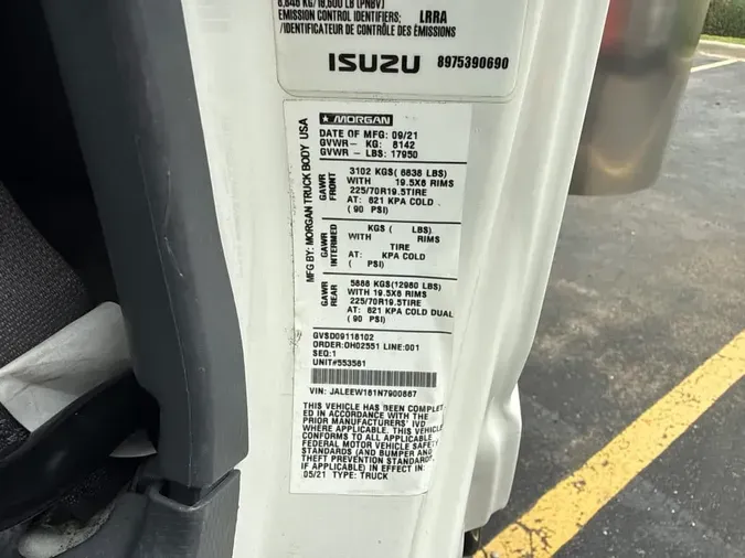 2022 CHEVROLET MOTOR DIV. LCF 5500HD