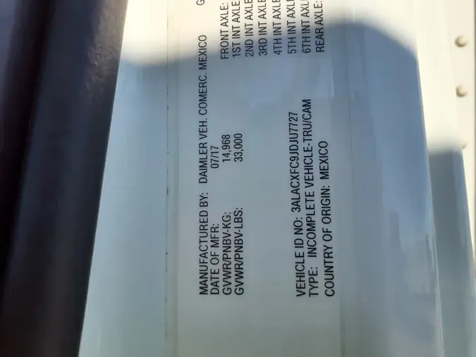 2018 FREIGHTLINER/MERCEDES M2 106