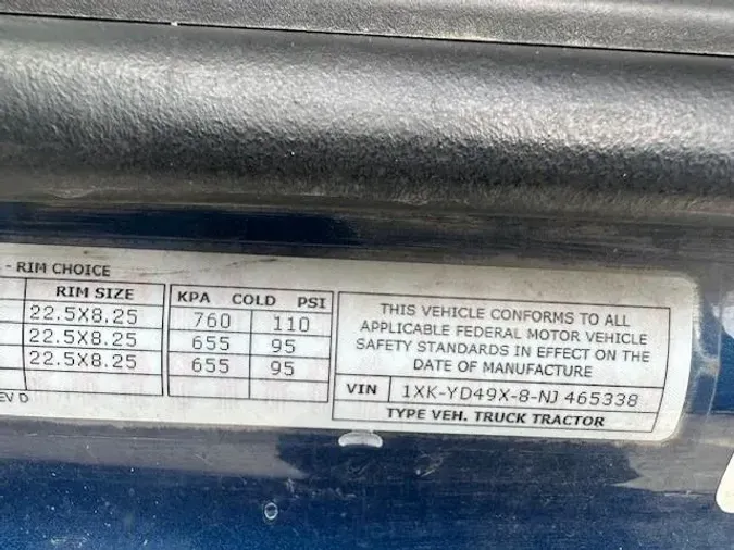 2022 Kenworth T68087110410a49d567f7f9f9c92bcb7b855