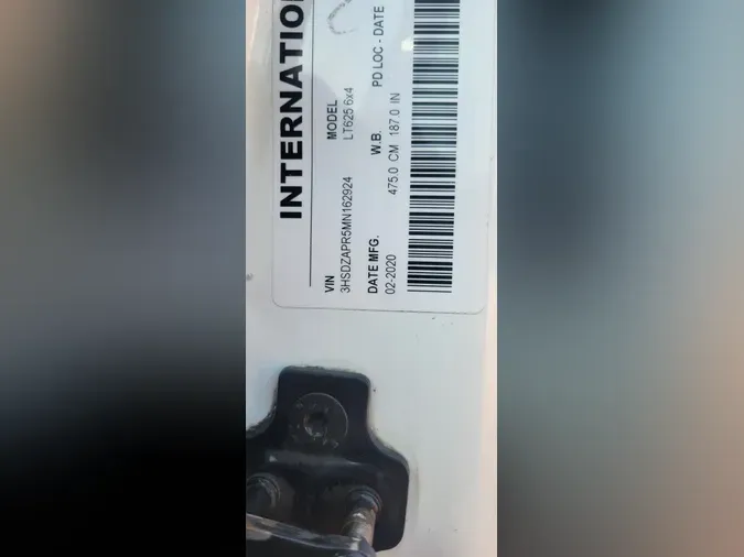 2021 International LT625