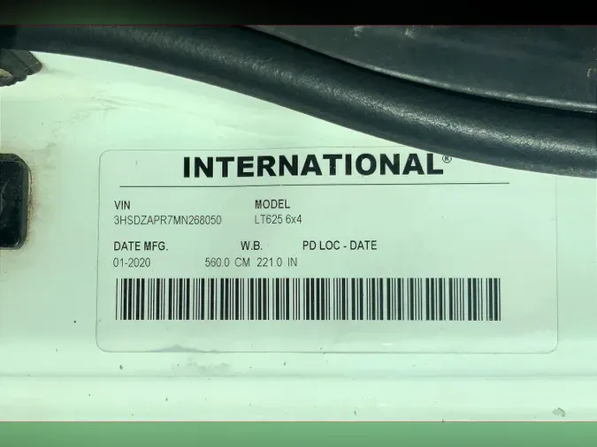 2021 INT LT625 6x4