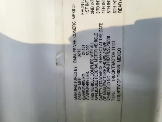 2020 FREIGHTLINER NEW CASCADIA PX12664