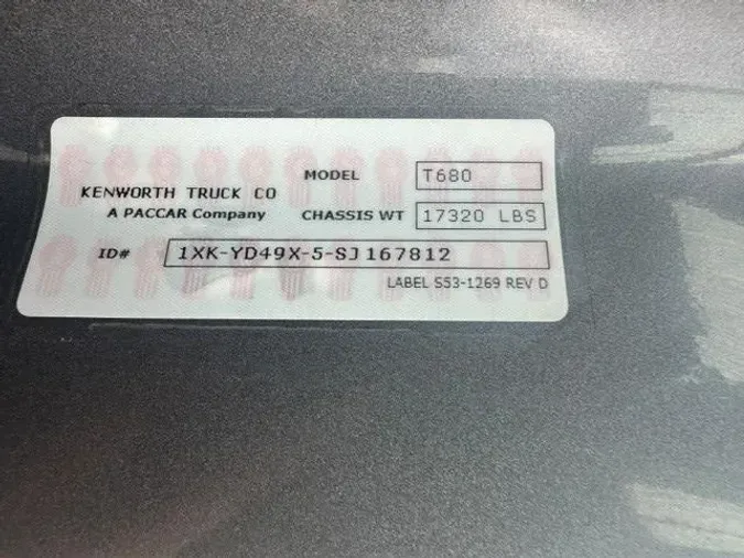 2025 Kenworth T680