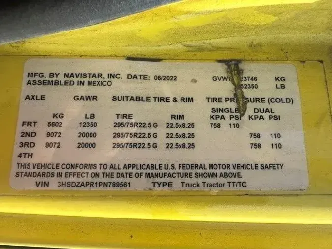 2023 International LT625