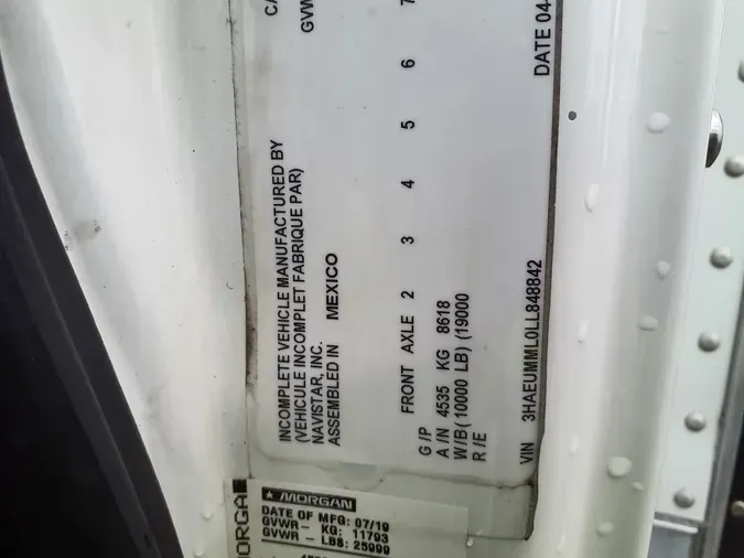 2020 NAVISTAR INTERNATIONAL MV607 (4X2)