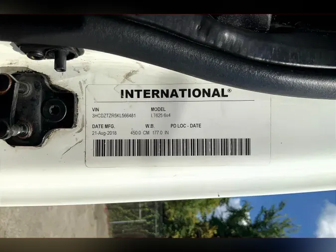 2019 INT LT625 6x4