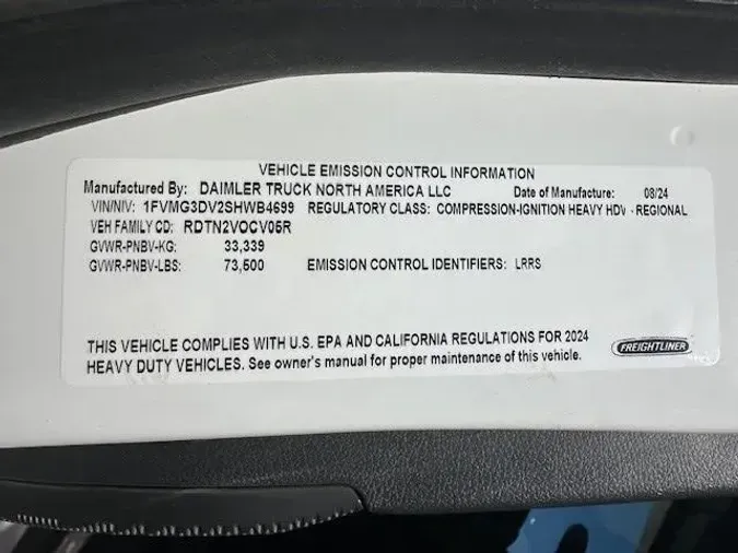 2025 Freightliner FL114SD8c46d5aa8136ad6d98a851ef0c9c5a39