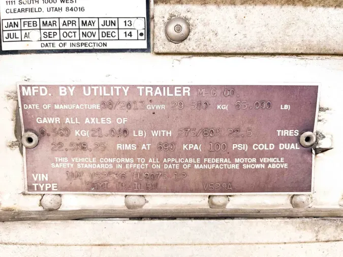 2014 UTILITY VS2RA