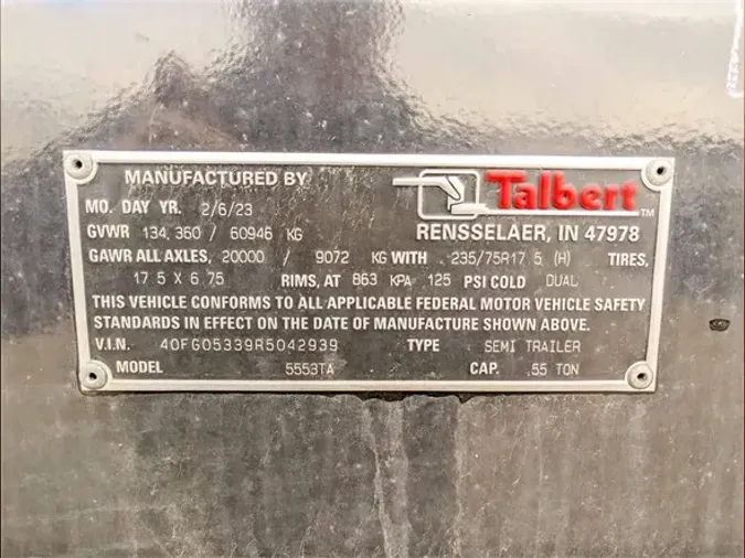 2024 TALBERT 5553TA