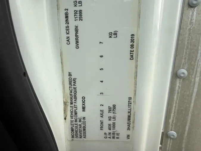 2020 International MV6078dc2a27e0464fec78327195c7771f060