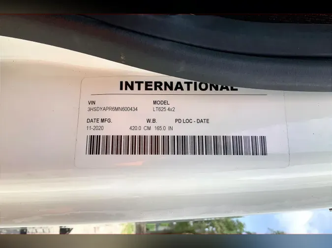 2021 INT LT625 4x2