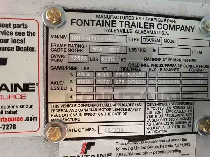 2015 FONTAINE TRUCK EQUIPMENT HCR5212WSA 48/102