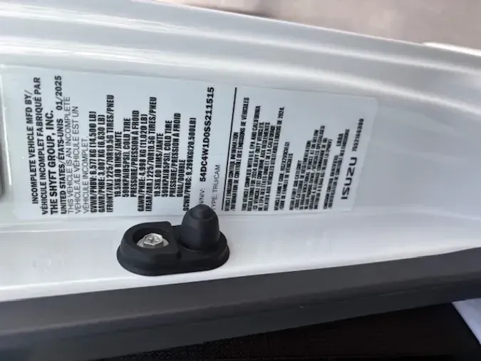 2025 ISUZU GAS NPRGASHD