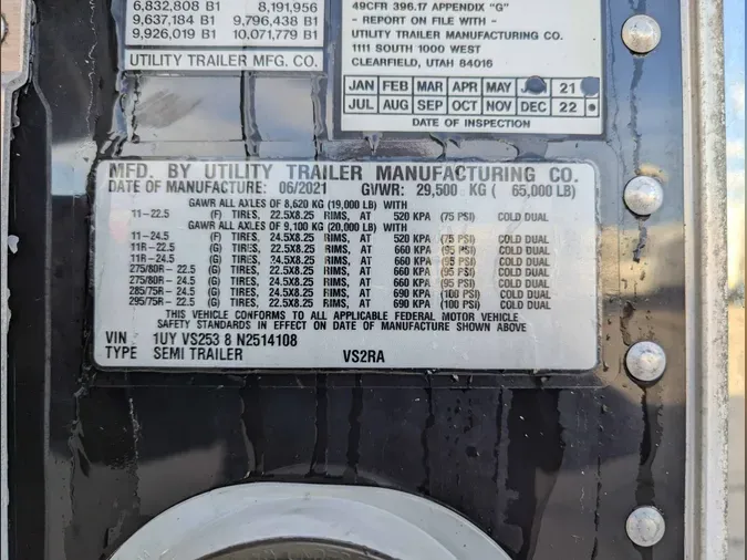 2022 UTILITY VS2RA