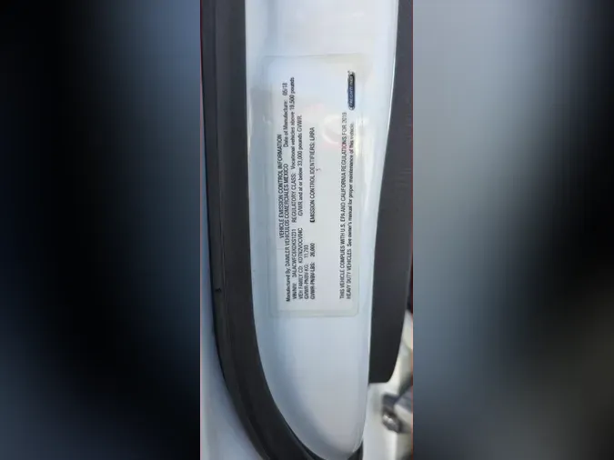 2019 FREIGHTLINER/MERCEDES M2 106